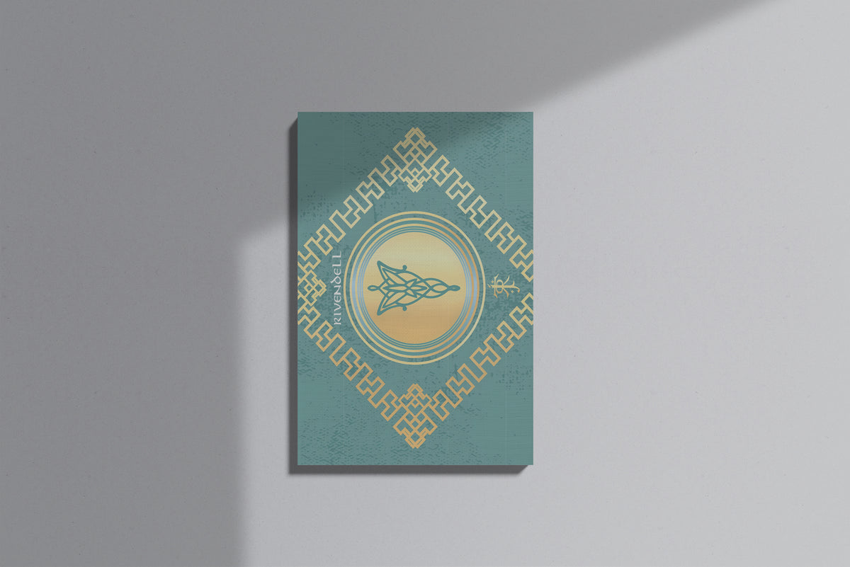 GeekCultcha Rivendell Themed Premium Canvas Painting