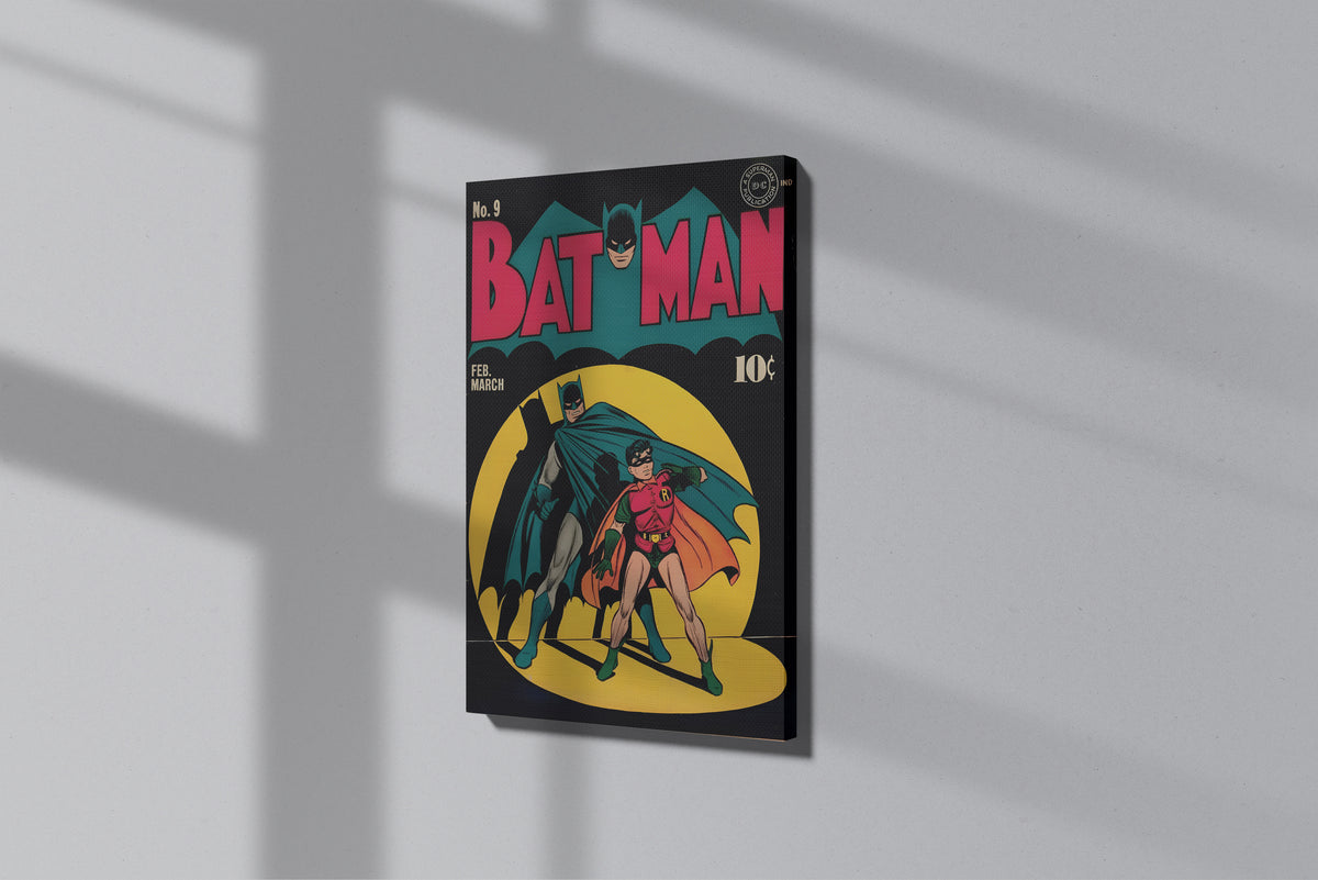 GeekCultcha DC Comics Batman Robin Premium Canvas Print
