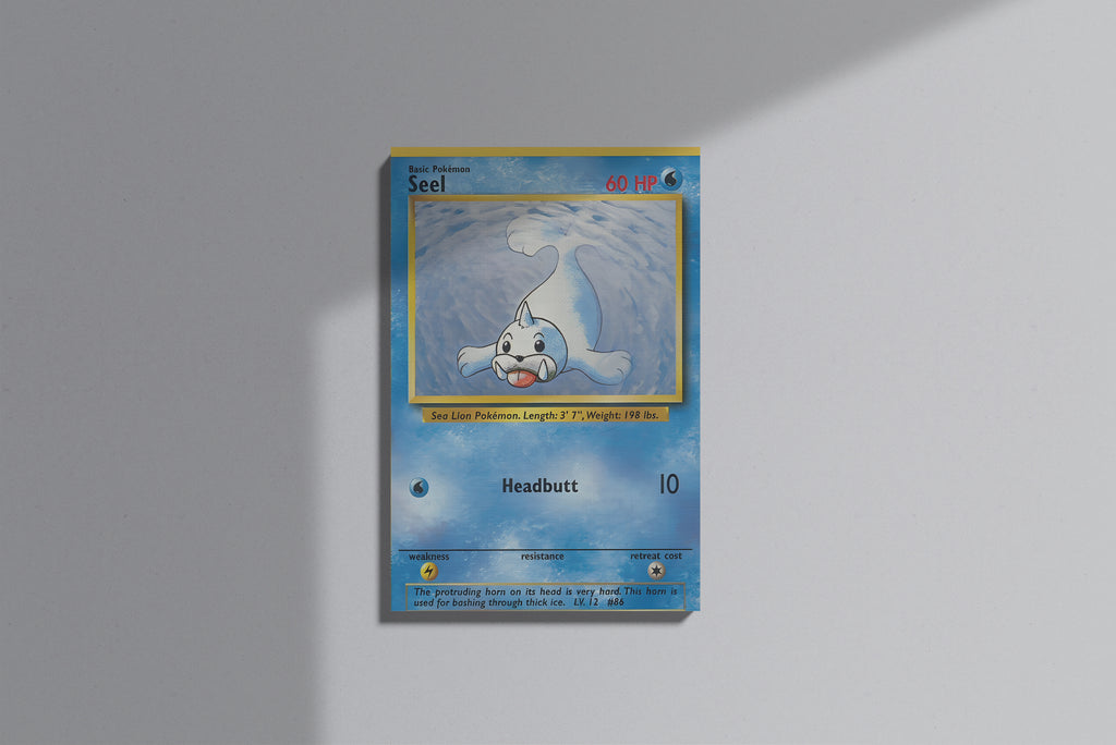 GeekCultcha Pokémon Seel Premium Canvas Print