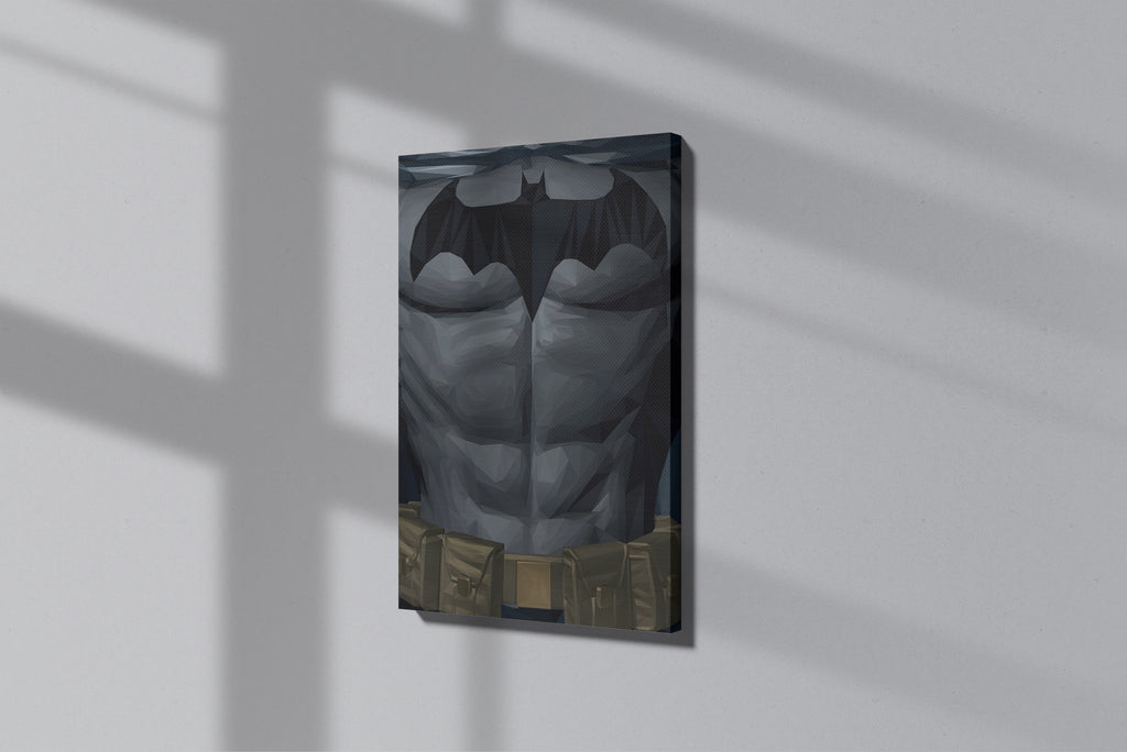 GeekCultcha DC Comics Batman Chest Muscles Premium Canvas Painting