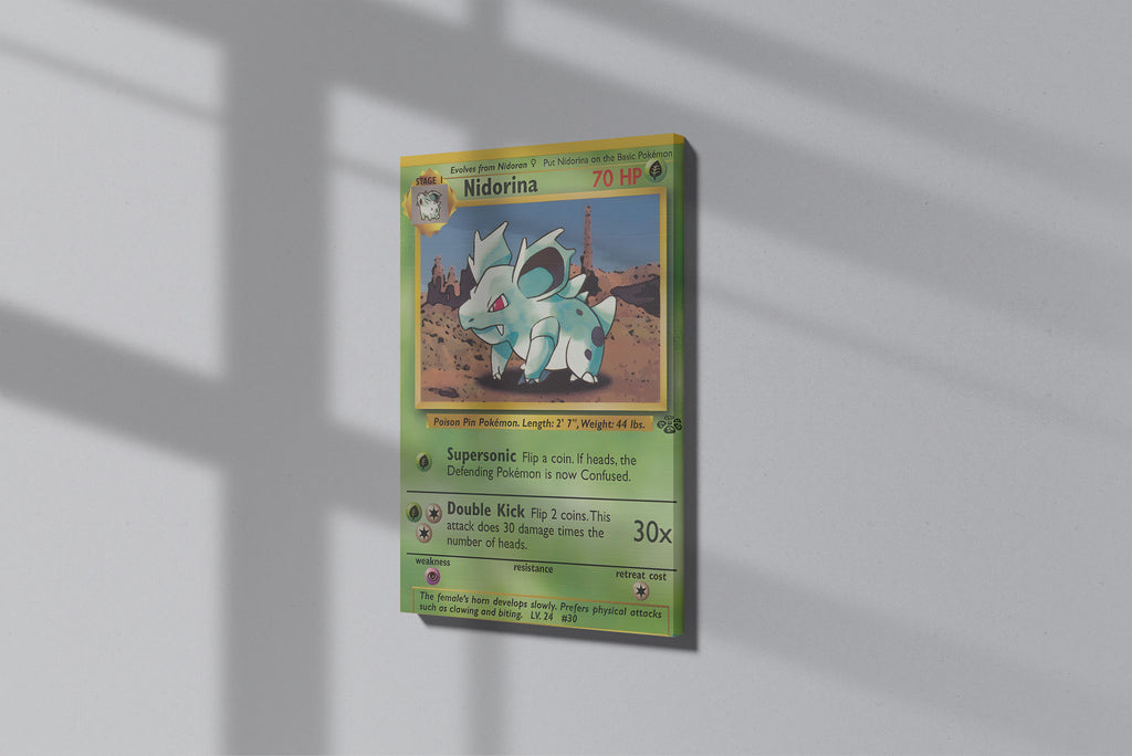 GeekCultcha Pokémon Nidorina Premium Canvas Print
