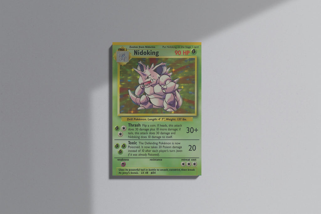 GeekCultcha Pokémon Nidoking Premium Canvas Print