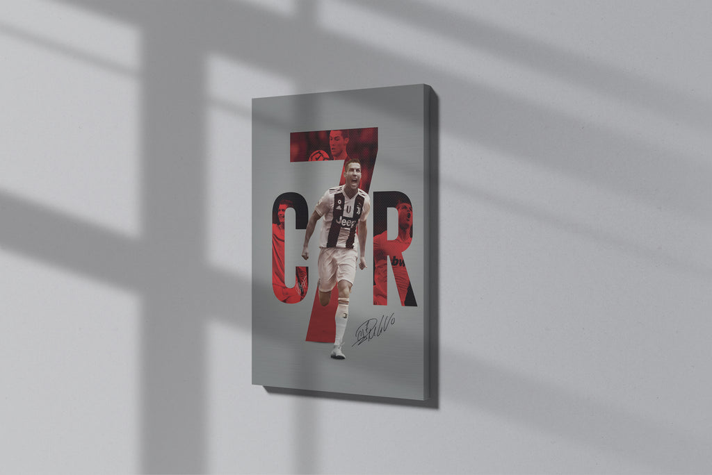 GeekCultcha Cristiano Ronaldo Juventus Premium Canvas Print