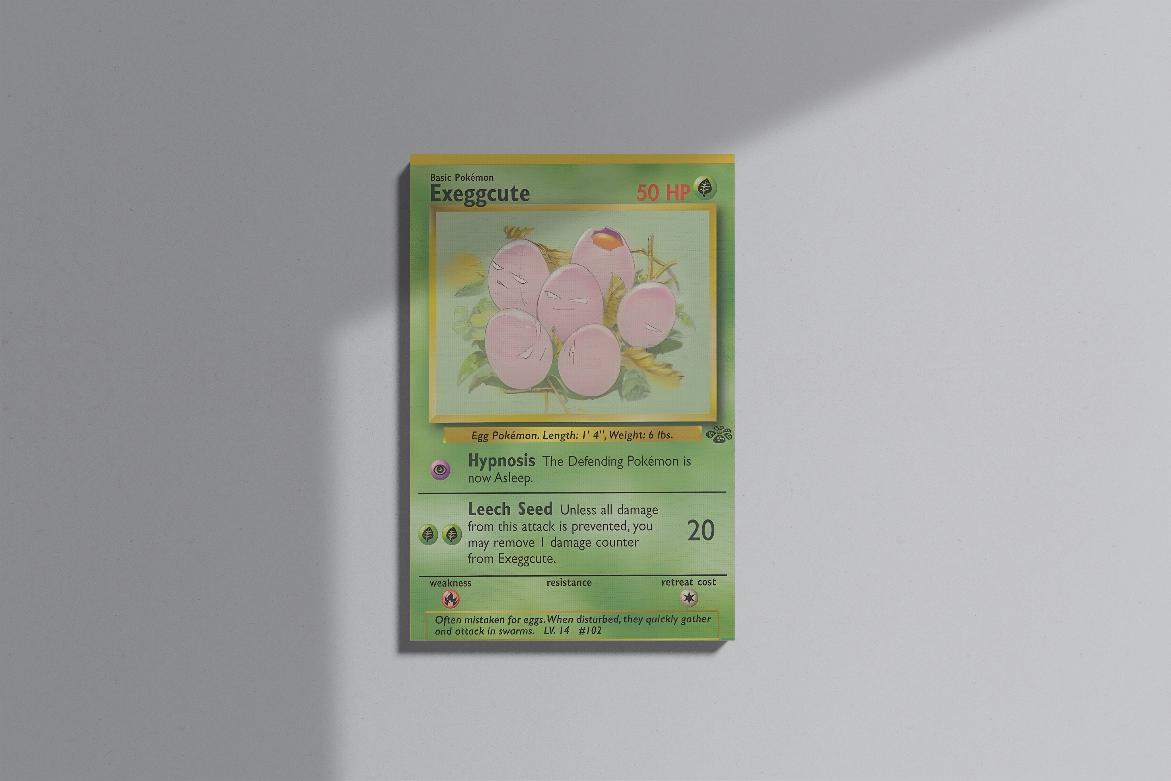 GeekCultcha Pokémon Exeggcute Premium Canvas Print
