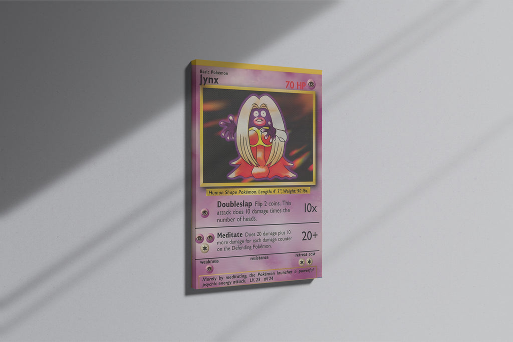 GeekCultcha Pokémon Jynx Themed Premium Canvas Print
