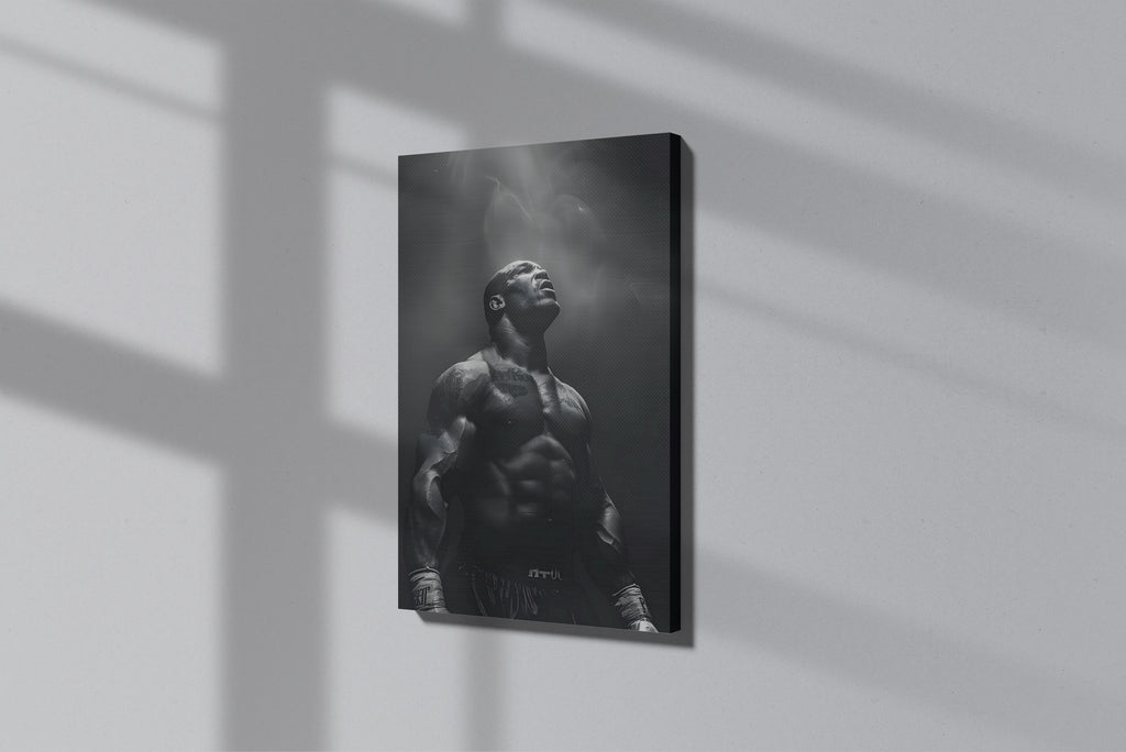 GeekCultcha Boxing Champion Themed Premium Canvas Painting