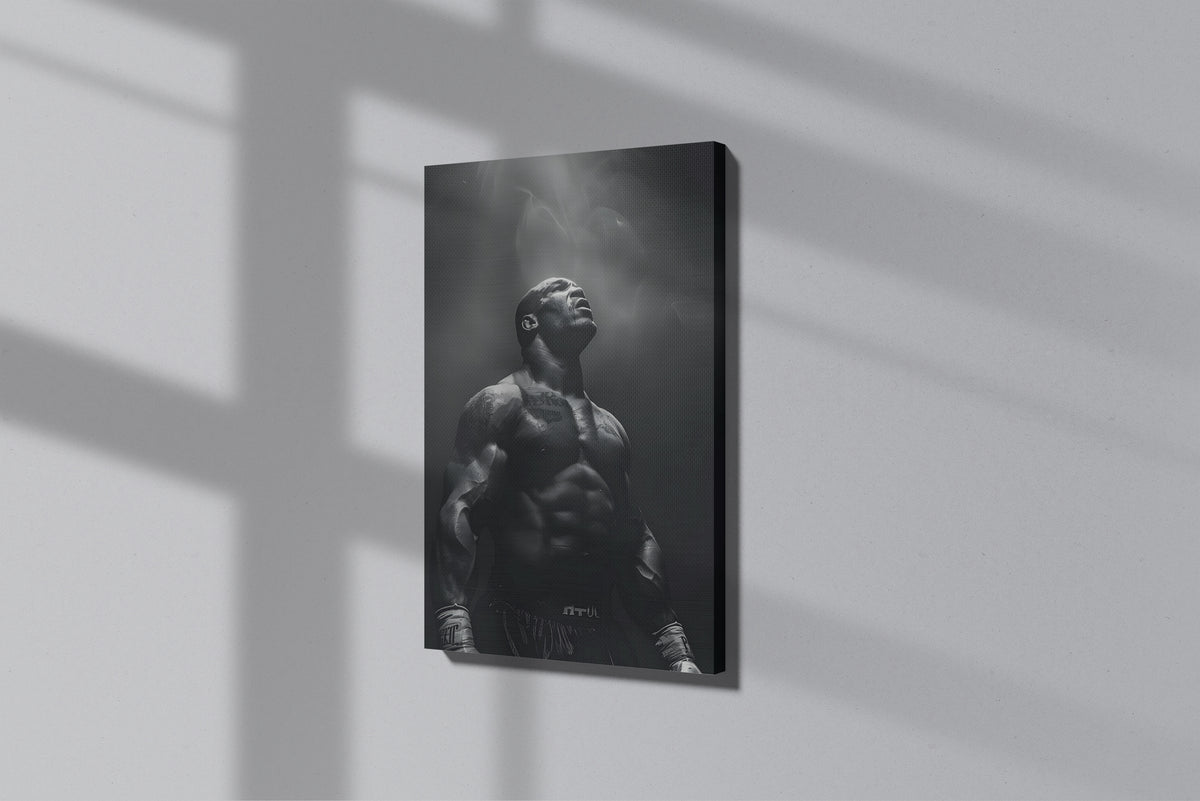GeekCultcha Boxing Champion Themed Premium Canvas Painting