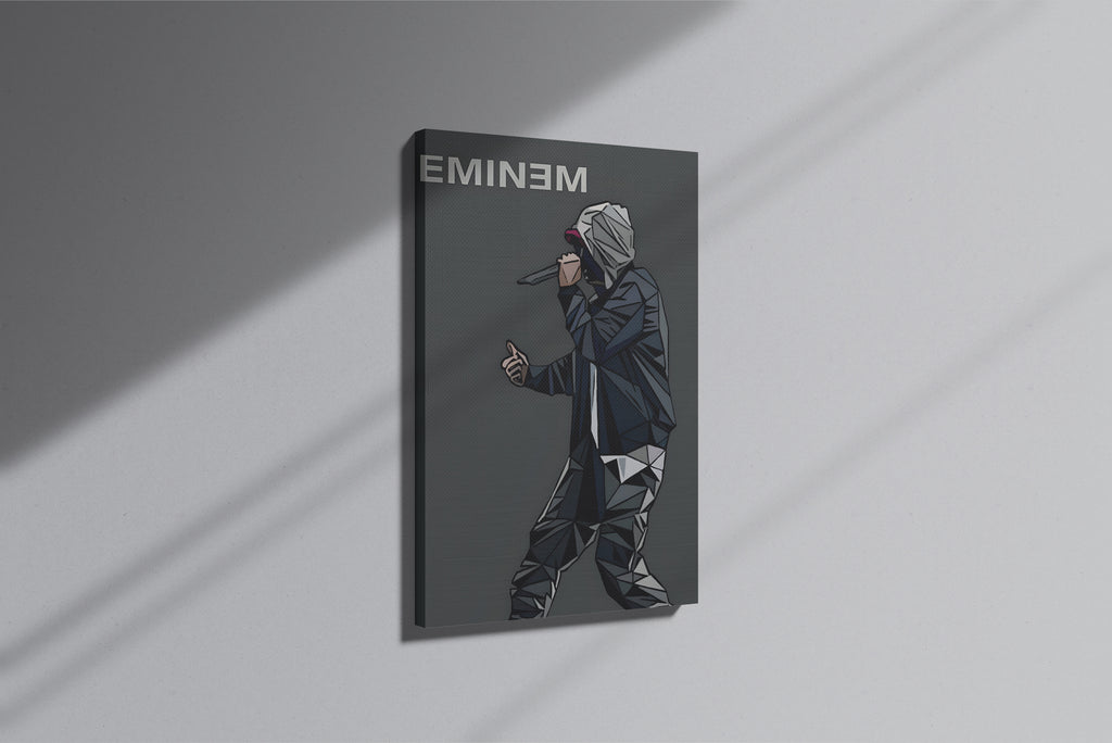 GeekCultcha Eminem Concert Style Premium Canvas Print