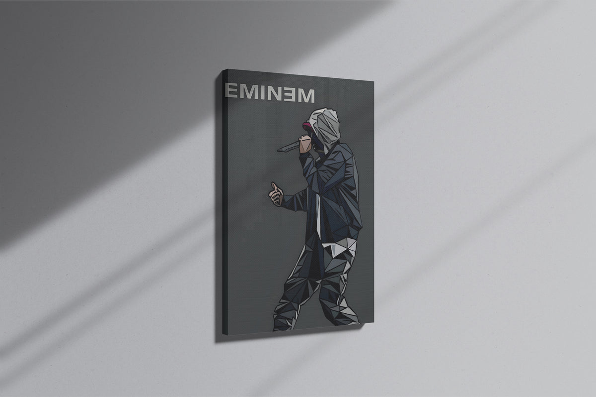 GeekCultcha Eminem Concert Style Premium Canvas Print