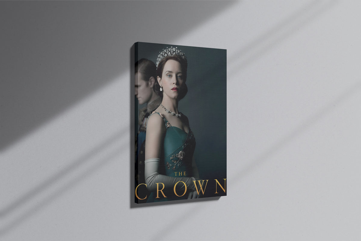 GeekCultcha The Crown Queen Elizabeth Premium Canvas Painting