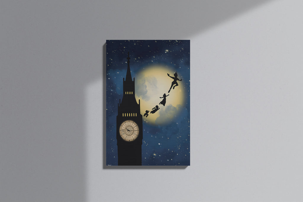 GeekCultcha Disney Peter Pan Themed Premium Canvas Painting