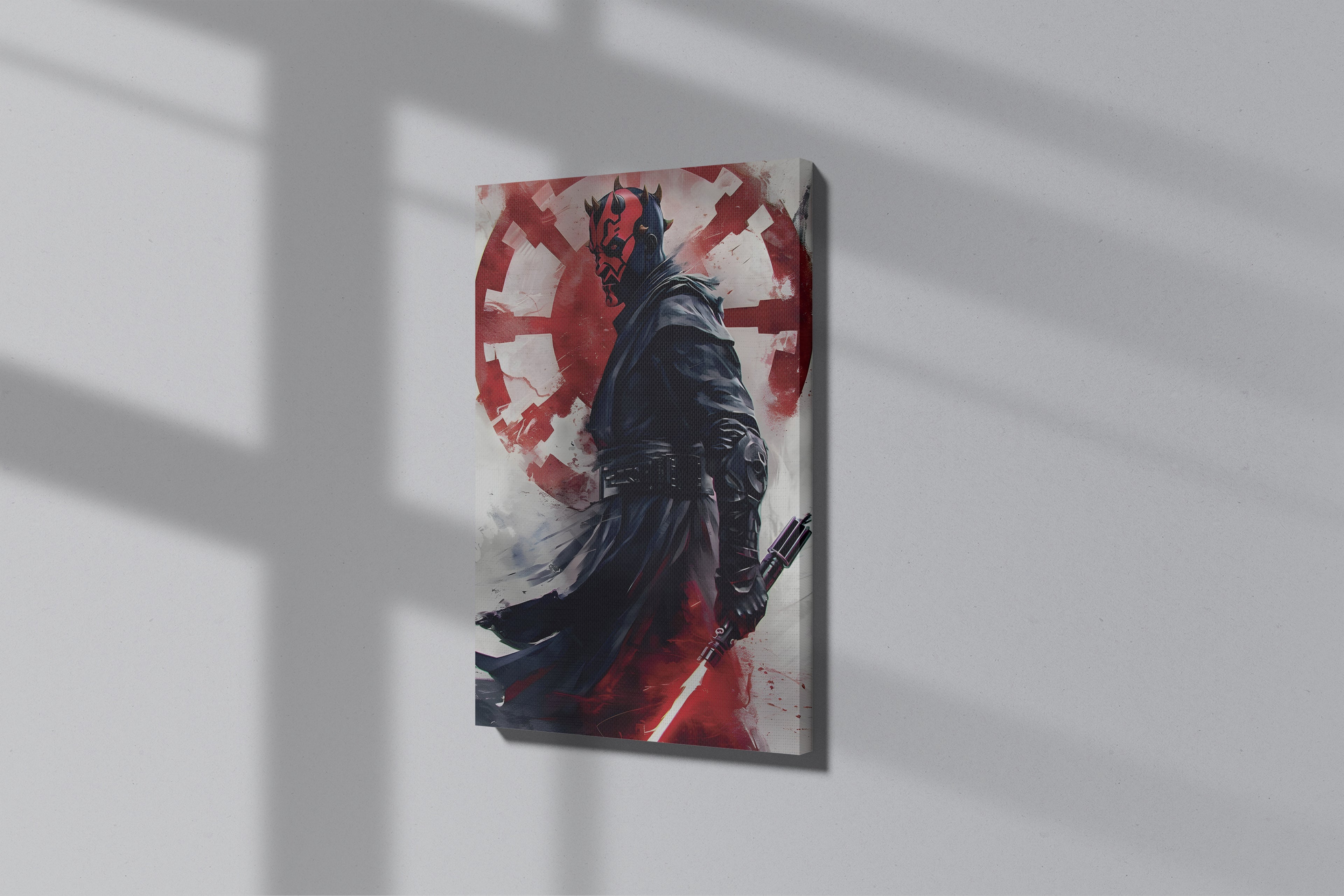 GeekCultcha Star Wars Darth Maul Premium Canvas Print