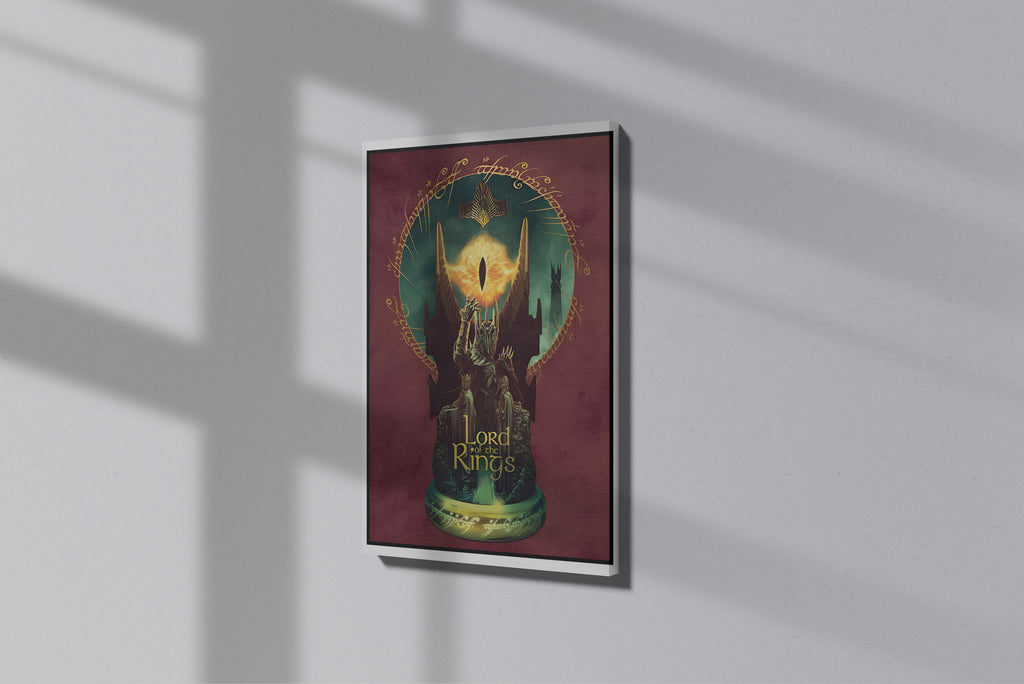 GeekCultcha Lord of the Rings Sauron Themed Premium Canvas Print