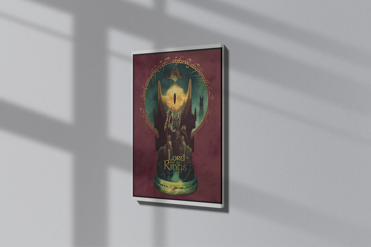 GeekCultcha Lord of the Rings Sauron Themed Premium Canvas Print
