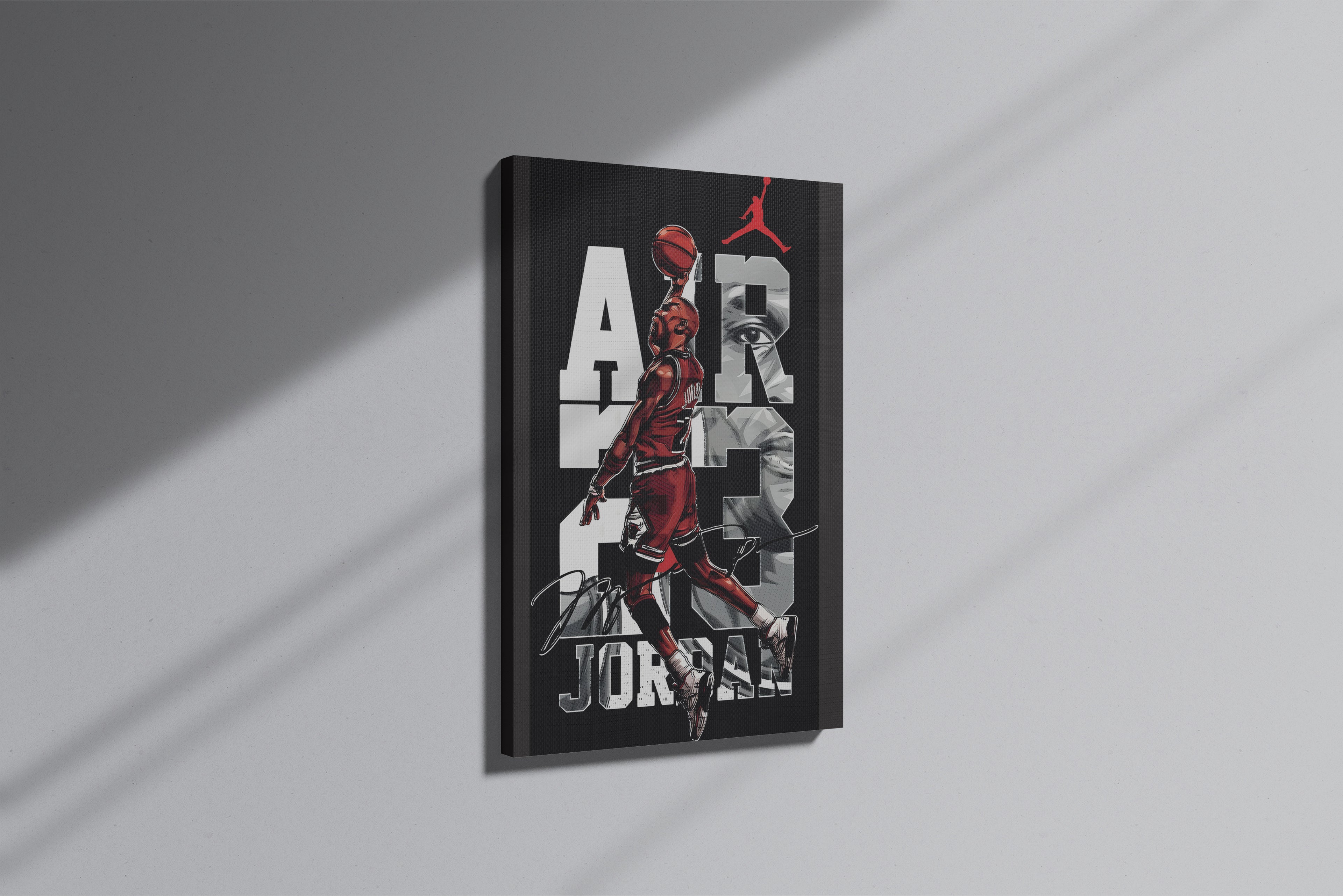 GeekCultcha Air Jordan Premium Canvas Print