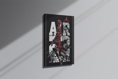 GeekCultcha Air Jordan Premium Canvas Print