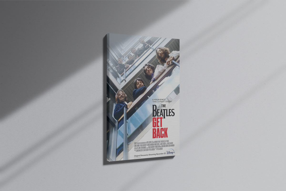 GeekCultcha The Beatles Get Back Premium Canvas Print