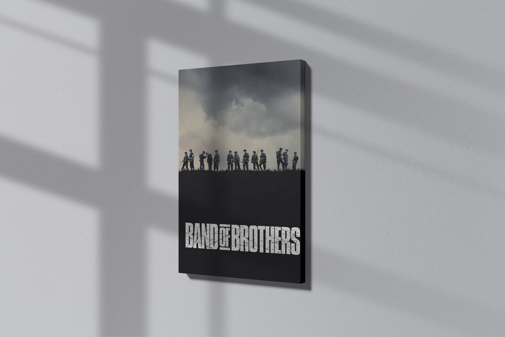 GeekCultcha Band of Brothers Themed Premium Canvas Print