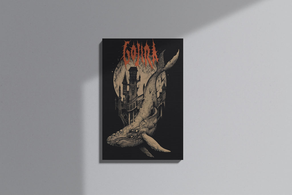 GeekCultcha Gojira Art Design Premium Canvas Painting